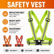 Safety Reflective Vest | Reflective Belt Grey Strap | High Visibility | 反光安全背心