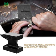 ALANFY Mini Anvil, Portable Extra Large Feet Blacksmith Anvil, Horn Block Polished Cast Iron Mini Ba