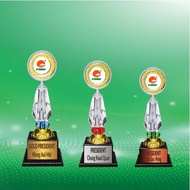 (PST107) BACK TO SCHOOL - Polystyrene Make Up Trophy - 5 DAYS DELIVER ; LOGO & WORDING FREE