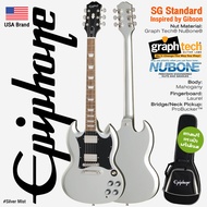 ⭐ศูนย์ไทย/USA Brand⭐ Epiphone® SG Standard กีตาร์ไฟฟ้า ทรง SG 22 เฟรต ดีไซน์ Inspired by Gibson + แถ