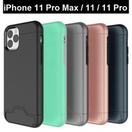 iPhone 11 Pro Max / iPhone 11 Pro / iPhone 11 Rugged Card Stand Armour Phone Case Casing Cover