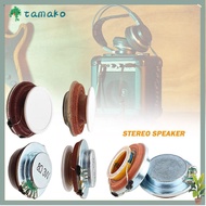 TAMAKO 1Pcs Mini Speaker, 27mm Resonance Vibration Stereo Speaker, Durable 4R 3W 8R 3W Vbro 4/8Ohms 