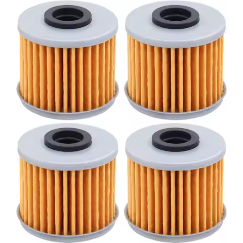 JSRAOIMG 4PCS Motorcycle Oil Filter Cleaner For HONDA CB125F CB 125 F 15412-K0N-D01