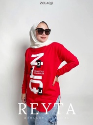 KAOS ZOLAQU TERBARU ATASAN SEMI TUNIK PAKAIAN WANITA OUTFIT CLOTHING BAJU BLOUSE BLUS CASUAL SWEATER