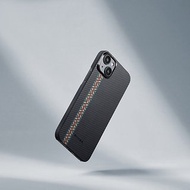 PITAKA | iPhone15 Pro 航太纖維磁吸手機殼細紋浮織款