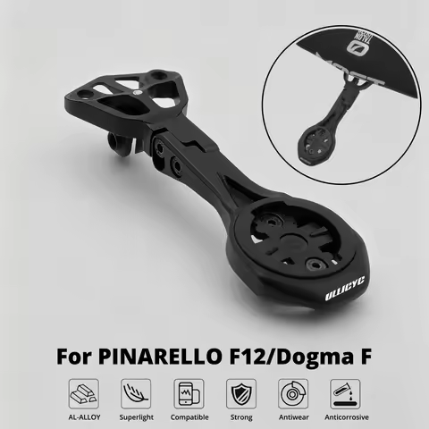 For Pinarello F12 Dogma F MOST Ultra Talon Integrated Handlebar Computer Mount Compatible With Gopro
