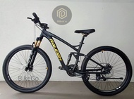 RALEIGH Stealth Gold Full Suspension Mountain Bike | 27 Speed Disc Brake