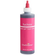 Chefmaster Fuchsia liqua gel food color - 298g [HSD 2025]