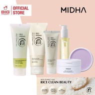 MIDHA RICE BRAN SCRUB FOAM / CLEANSING BALM / CLEANSING OIL / CLEANSER