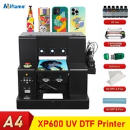 A4 UV Printer For Epson XP600 UV DTF Printer A4 UV Flatbed Printer For Bottle Phonecase Acrylic UV DTF Stickier Printing Machine