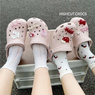 [GENUINE] CLASSIC PINK QUARZ comes with 8 random jibbitz