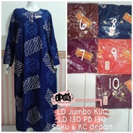 Gamis Jumbo Elegan Lengan Panjang Muslimah Abaya Kencana Ungu Label Coklat