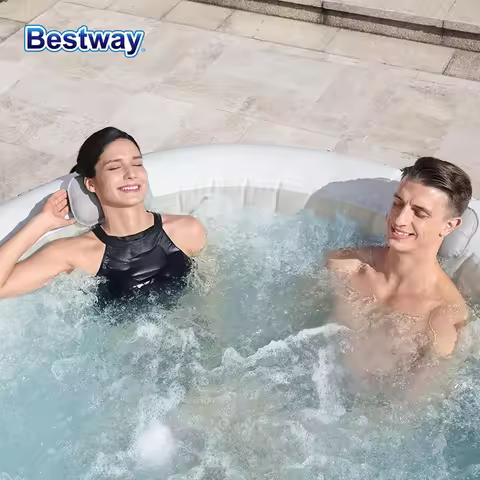 Bestway 60316 Winter Spa Accessory Spa Pillow Inflatable Outdoor Swimming Pool Pillow for Relaxation