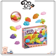 BB BUDDY Dynamic Magic Sand Play Toy Mainan Kanak-kanak Sand Sets Dynamic Eco Sand Castle Play Set -