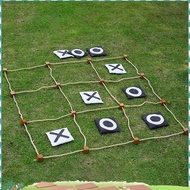 Giant Tic - -Toe Outdoor Game Instant Setup, No Assembly Bean-Bag Toss Games Set,Giant - for Adults 