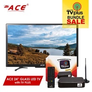 ACE 24" glass-m3f slim full hd led tv led-802 with TV Plus