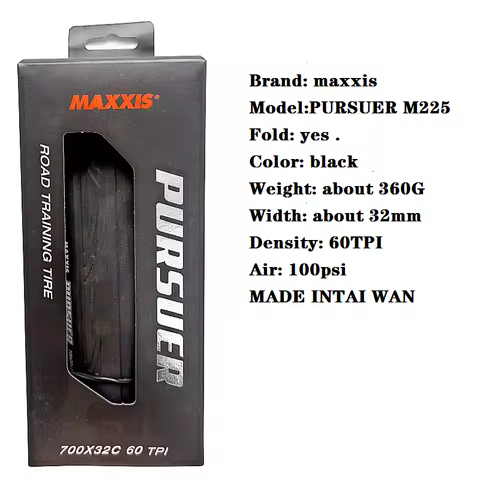 MAXXIS PURSUER(M225)700x23C 25C 28C 32C Durable Sport Level Tire Anti Puncture Road Training Tyre E-