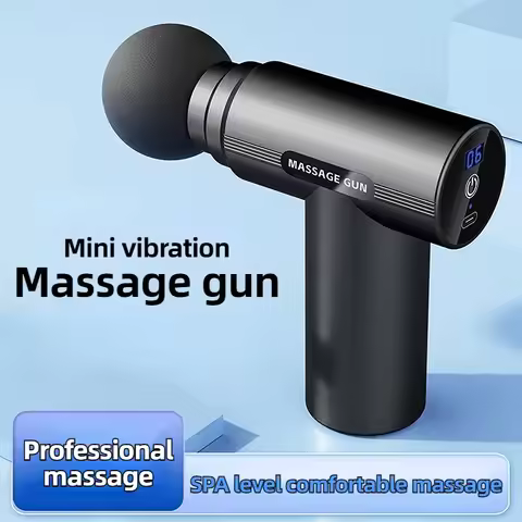 USB Mini Massage Gun Fascia Machine Muscle Relaxation Vibrating Gun Rod Massage Fitness Equipment Ne