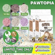 2PCS【COD】PAWTOPIA cassava cat litter pasir kucing murah cat deodorizer tofu cat litter box pasir kuc