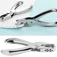 [WON] 3PCS Stainless Steel Hole Puncher 6mm Single Hole Hand Paper Ticket  Punches