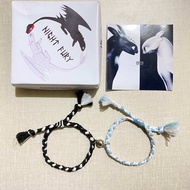 Gelang Anyam Couple Night Fury & Light Fury