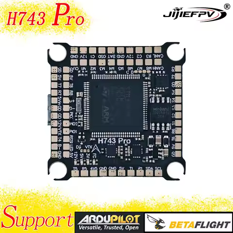 JIJIE H7 H743 Pro FC Flight Contorller stack 12s 70A 4in1 ESC Support BetaFlight Ardupilot For DJI F
