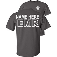 Men's cotton T-shirt Custom EMR T-Shirt Emergency Medical Responders Personalized Fast Shipping 4XL 