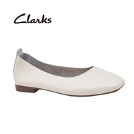 Clarks รองเท้าคัทชูผู้หญิง PURE BALLET รองเท้าส้นแบนหนังผู้หญิงสบาย 261584753