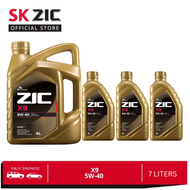 SK ZIC X9 5W-40 7 Liters Fully Synthetic High Performance Engine Oil