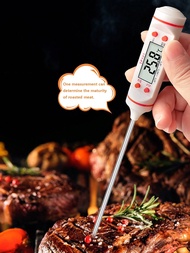 食品溫度計插入式固體和液體麵包家用不鏽鋼探頭溫度計
