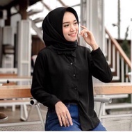 KEMEJA PGMT • BASIC RAYON OVERSIZE XXL SHIRT OFFICE WORK SHIRT/ WOMEN'S SHIRT/ WOMEN BLOUSE