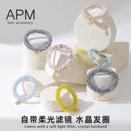 New Style APM [Star Gravel Symphony Series High-End Light Luxury apm Crystal Bracelet Hair Ring Hair