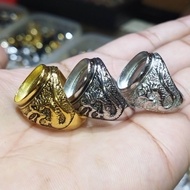 RING / GAGANG / EMBAN CINCIN TITANIUM SUPER • MOTIF NAGA
