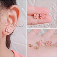 Anting Giwang Titanium Bunga Semanggi