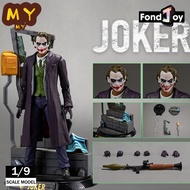 Original Fondjoy 1/9 Joker Figure Deluxe Edition DC Justice League Figures Joker Figurine With Scene