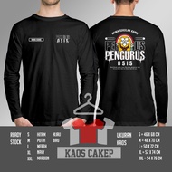 Free OSIS MANAGEMENT T-Shirt with Your Name and Your School Name v5 Long Sleeve Distro Shirt
