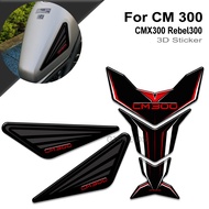 For HONDA Rebel CMX CM 300 CMX300 CM300 Rebel300 Motorcycle Fuel Tank Pad Protection Sticker Decal