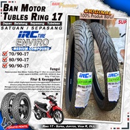 BAN MOTOR IRC NF67 RING 17 Tubeless Ban Tubles Depan Belakang Motor Bebek Vixion Moge Ring 17