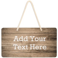 Wooden Plague Custom Personalized Wood Sign Vintage Brown Wooden Board Hanging Door Sign Front Porch