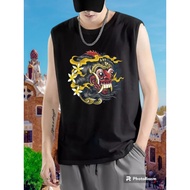 Oblong Singlet T-shirt / Balinese Barongan T-shirt / available in Size L.XL .XXL XXL XXL