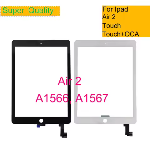 10Pcs/Lot For Apple iPad Air 2 Touch Screen Digitizer Panel For ipad Air 2 A1567 A1566 Touch Sensor 