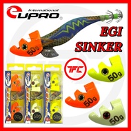 Eupro Egi Sinker 30g 40g 50g Candat Sotong Eging Pemberat