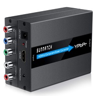 HDMI to Component Converter with Scaler Function, 1080P HDMI to RGB Converter, HDMI to YPbPr 5RCA Co
