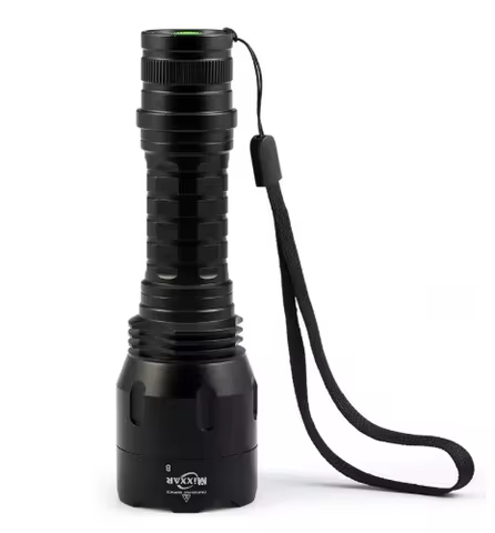 Tactical LED Flashlight C8 L2 Cold Natural White Light Rechargeable 18650 Battery Camp bright Lamp T