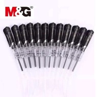 Hộp 12 bút Gel M&G GP1111 ngòi 0.7mm NHT Books luyện viết tiếng Trung Nhật Hàn
