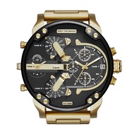 Mr. Daddy 2.0 Stainless Steel Chronograph Men's Watch, Color: Black, Gold (Model: DZ7333)