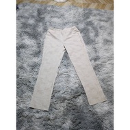 Garterized Beige Pants