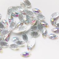 payet resin jahit mata sampan glitter uk 7x15 grade a premium