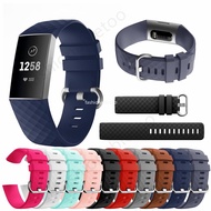 Silicone Sport Watch Band Strap for Fitbit Charge 3 4 Charge4 Charge3 SE Band soft TPU Smart Watch Strap Replacement Wristband