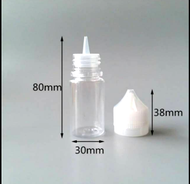 Botol chubby paket 50pcs / botol chubby 30ml / untuk essen oplosan atau Liquid
